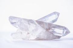 quartz chrystal point cluster