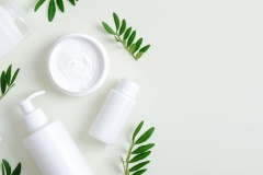 spa, cosmetic, green, organic, bio, natural, salon, branding, herbal, leaf, concept, care, treatment, view, top, lay, flat, clean, water, moisturizer, label, liquid, soap, beauty, hair, blank, lotion, white, plastic, package, set, eco, background, health, banner, mockup, design, packaging, jar, cream, hand, face, skin, body, skincare, bath, bathroom, bottle, container, product