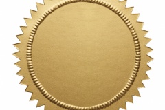 Gold Metallic Seal